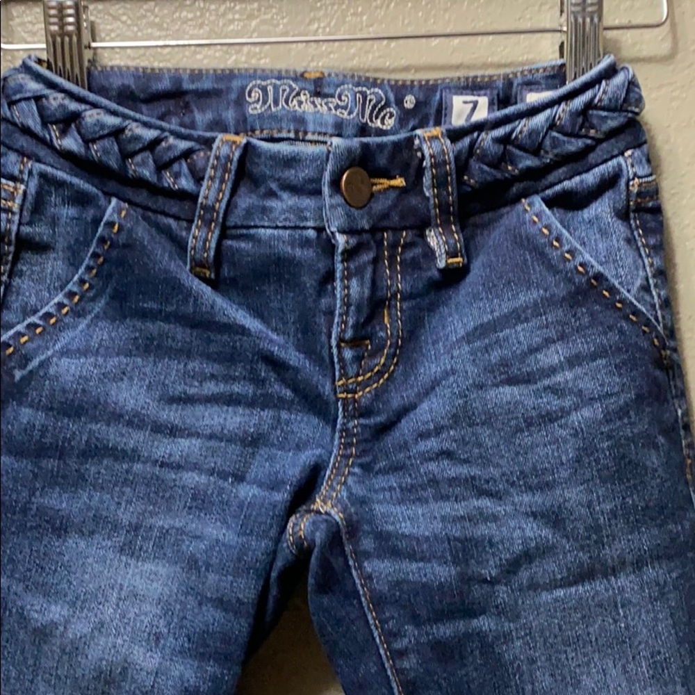 Girls sz 7 Miss me capris - Picture 2 of 3